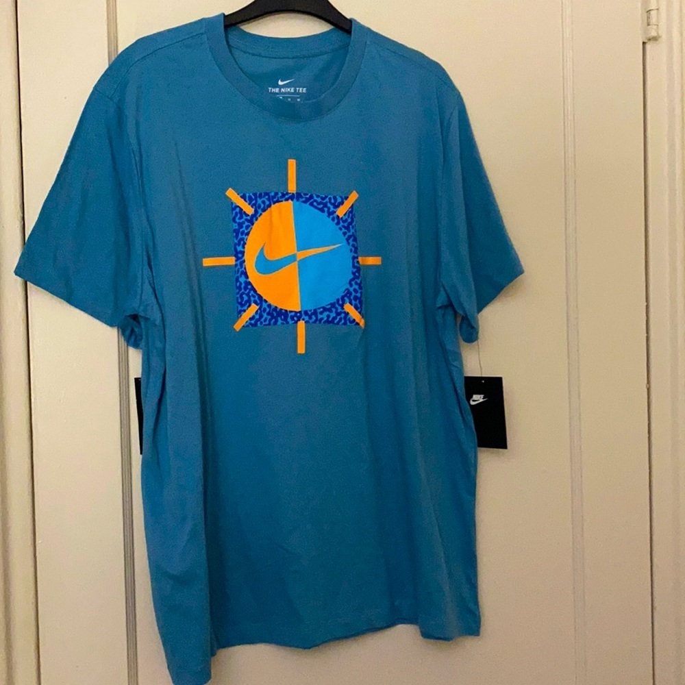 NWT Nike Blue & Orange  tee
 size: XL